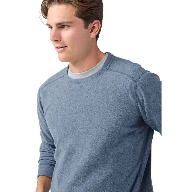 Stio Turpin Fleece Crew in Vintage Indigo Heather-3