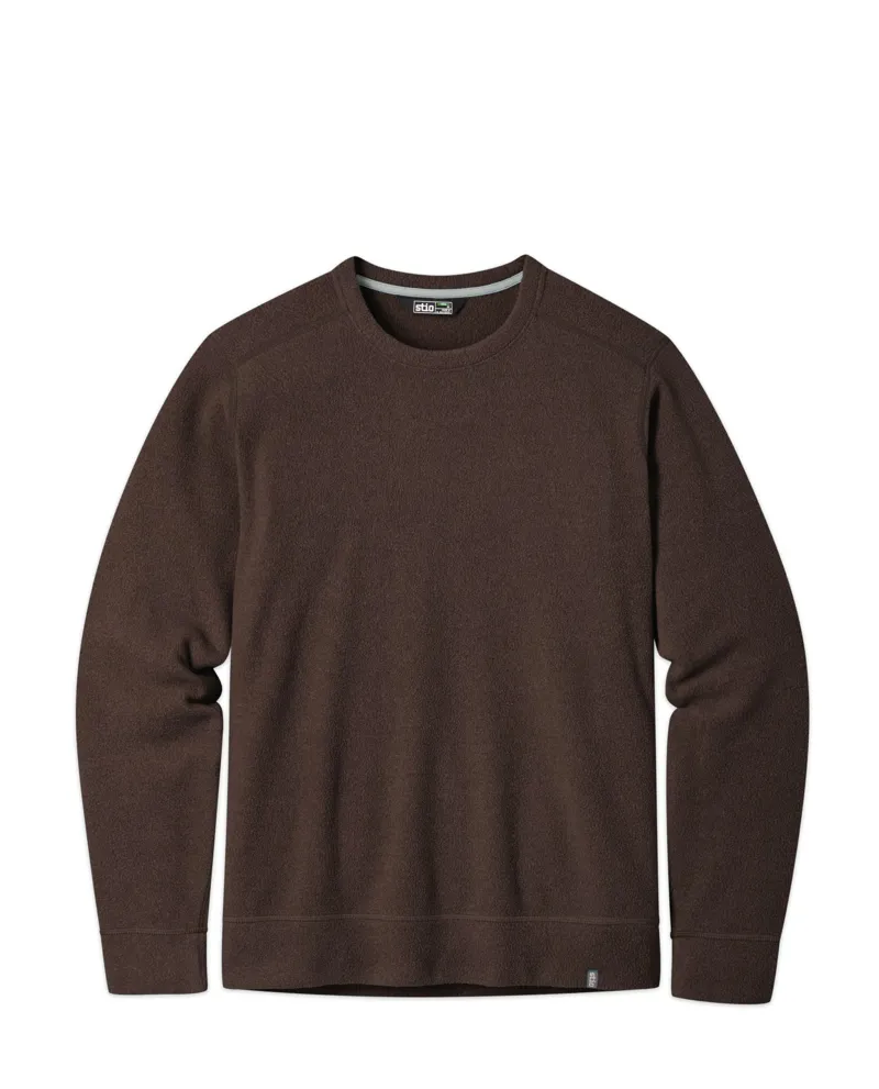 Stio Turpin Fleece Crew in Peppercorn