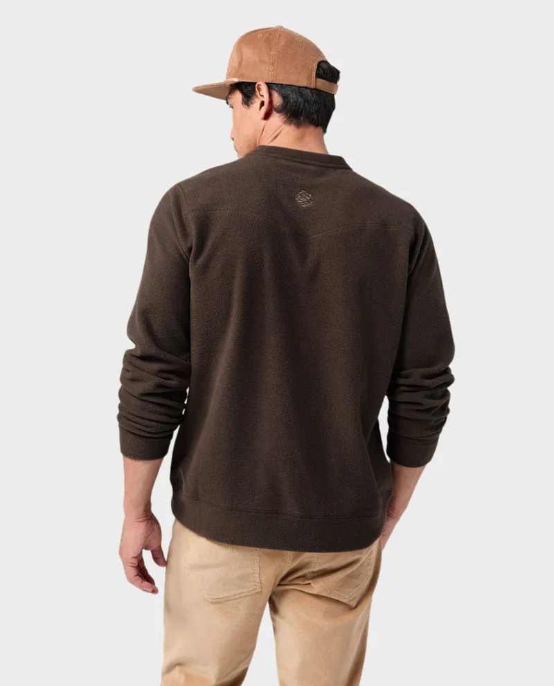 Stio Turpin Fleece Crew in Peppercorn-3