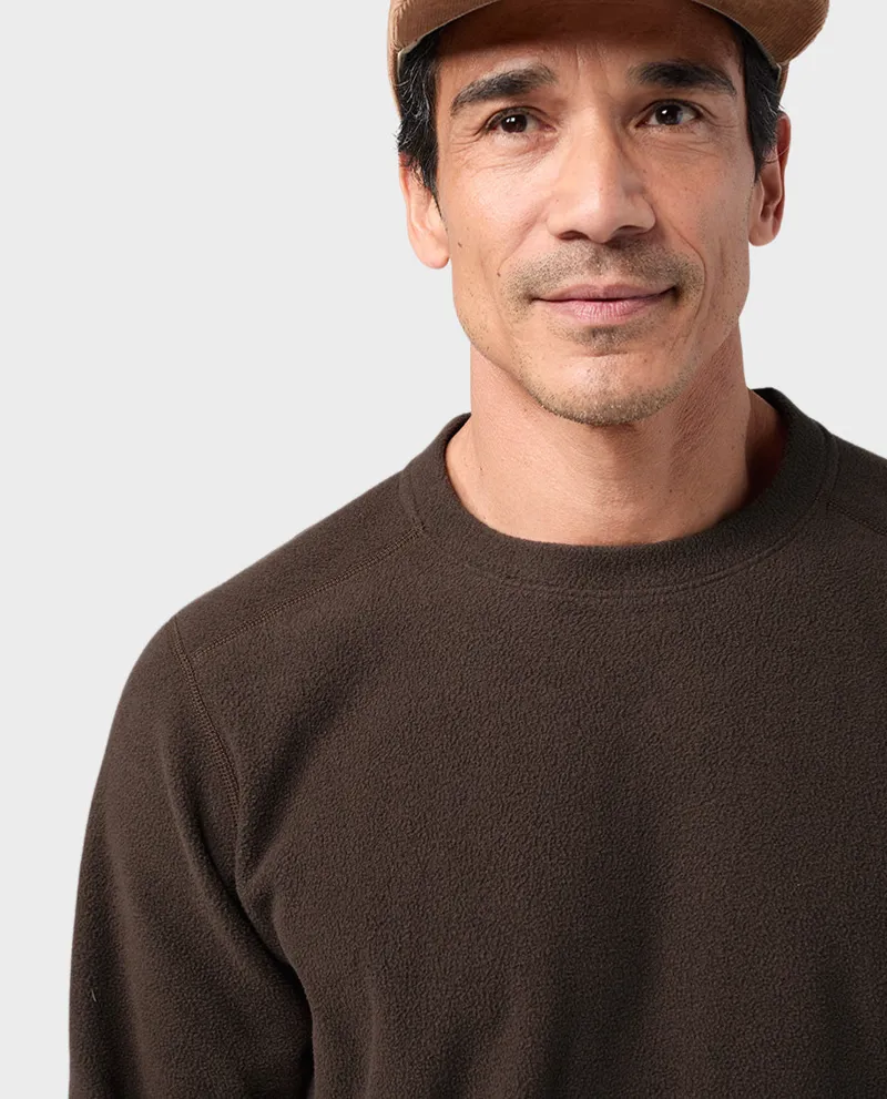 Stio Turpin Fleece Crew in Peppercorn-4