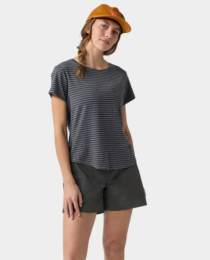 Stio Women's Coburn Short in Raven-1