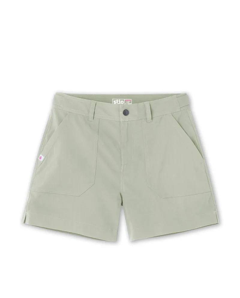 Stio Women's Coburn Short in Sage Flats