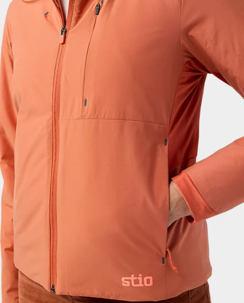 Stio Women's Fernos Insulated Hooded Jacket in Cedar Blush-4