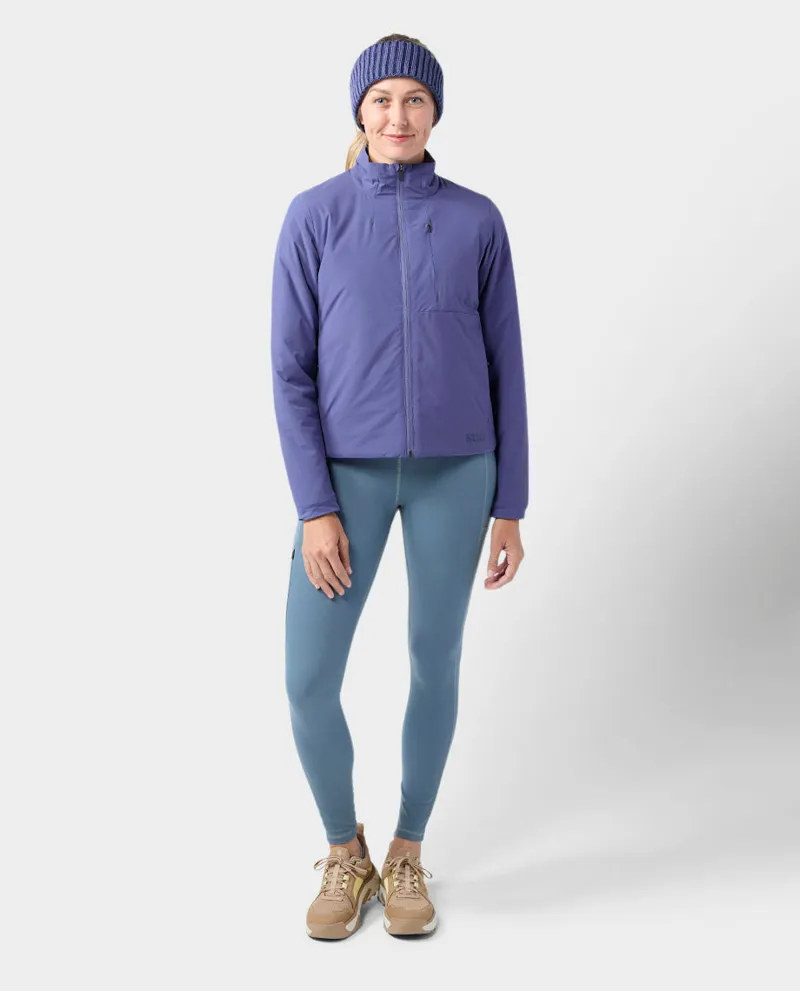 Stio Women's Fernos Insulated Hooded Jacket in Nightfall-1