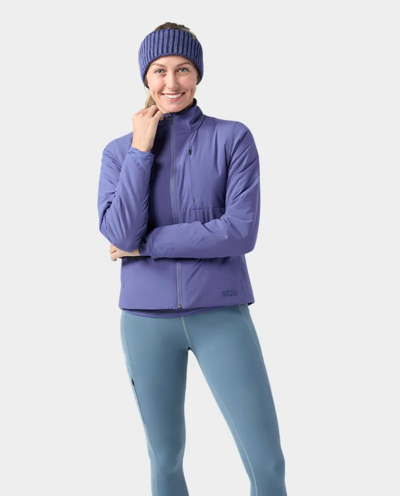 Stio Women's Fernos Insulated Hooded Jacket in Nightfall-2