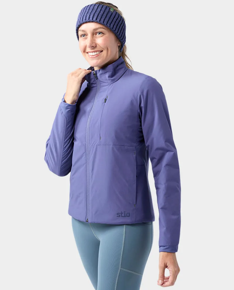 Stio Women's Fernos Insulated Hooded Jacket in Nightfall-3
