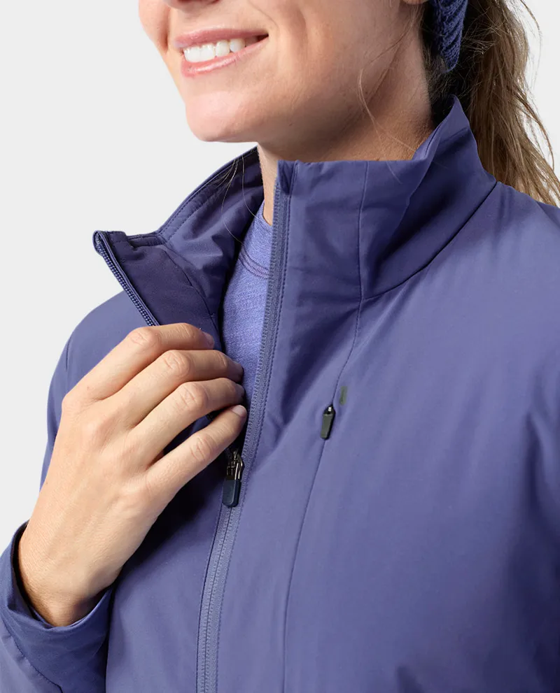 Stio Women's Fernos Insulated Hooded Jacket in Nightfall-4