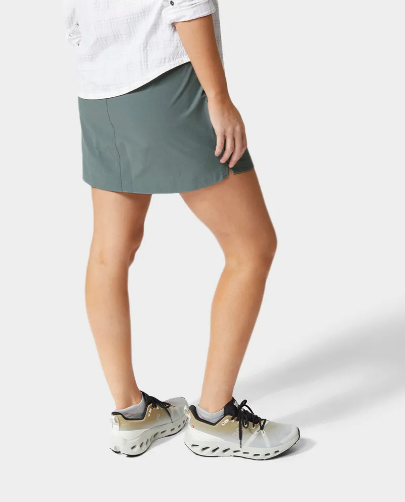 Stio Women's Vallis Skirt in Stormy Weather-2