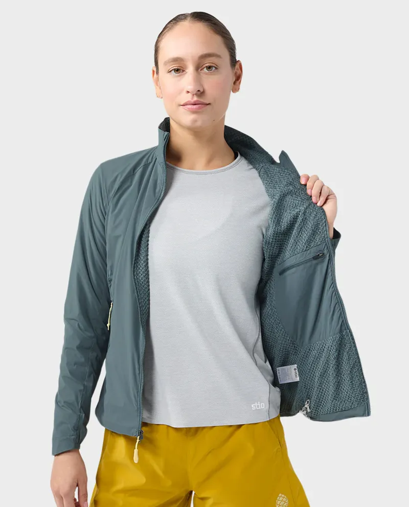 Stio Women's Dawner Jacket in Stormy Weather-2