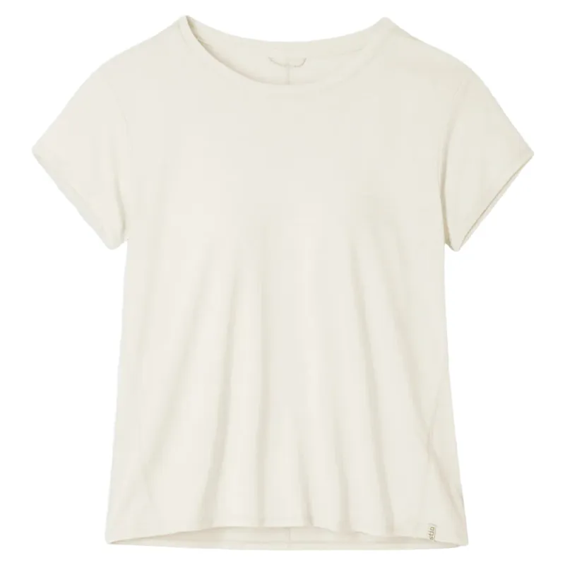 Stio Women's Divide Tee SS in Mountain Goat Heather