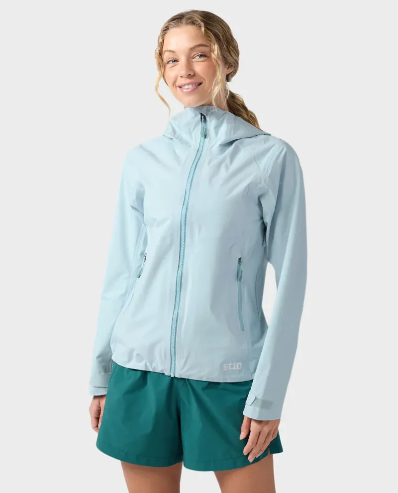 Stio Women's Ender Hooded Jacket in Windchill-1