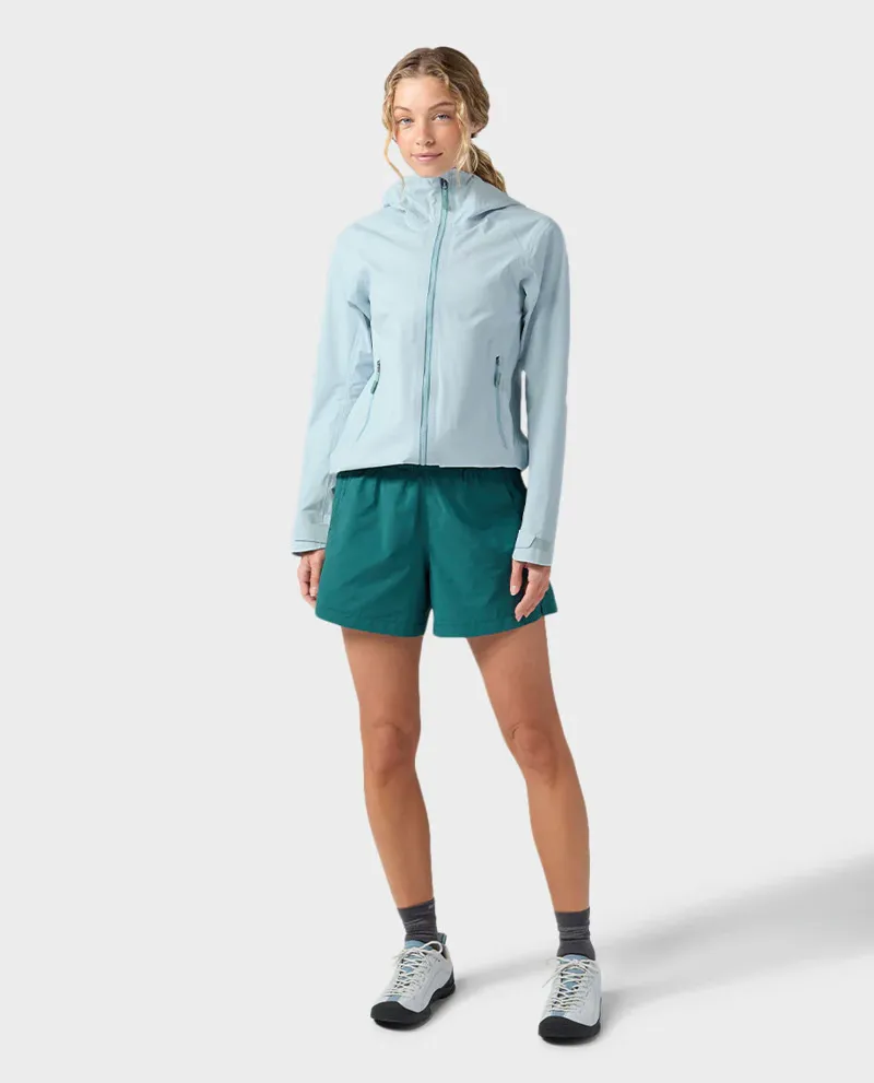 Stio Women's Ender Hooded Jacket in Windchill-2