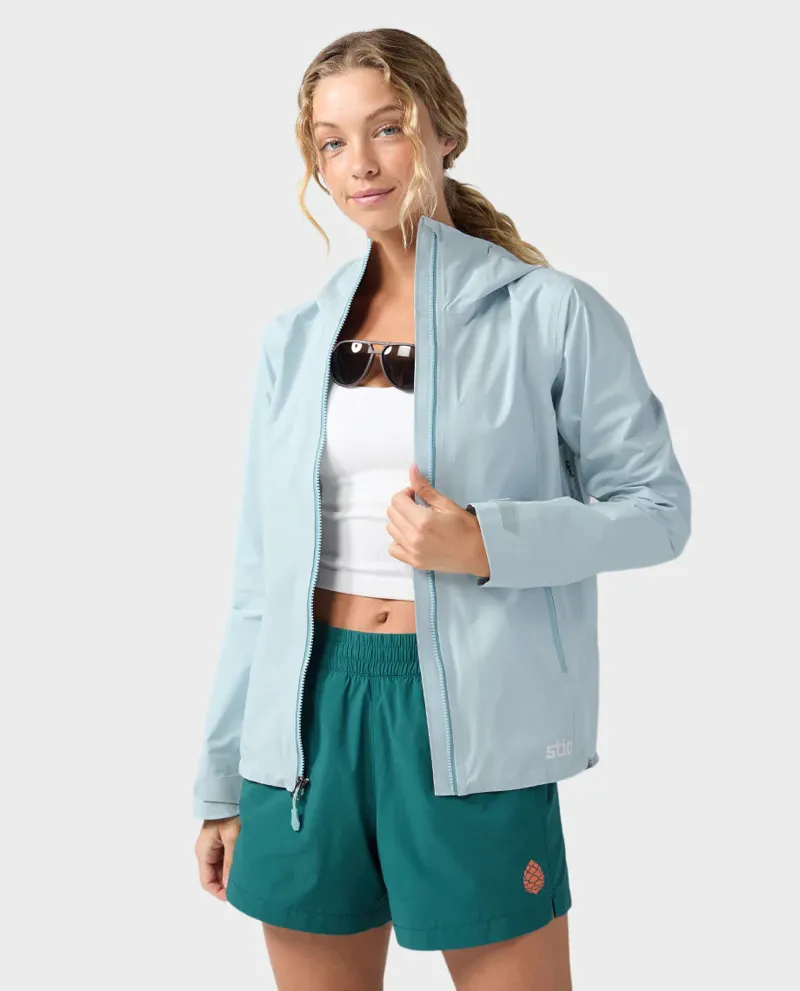 Stio Women's Ender Hooded Jacket in Windchill-3