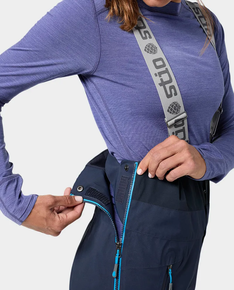 Stio Women's Environ Bib in Mountain Shadow-5