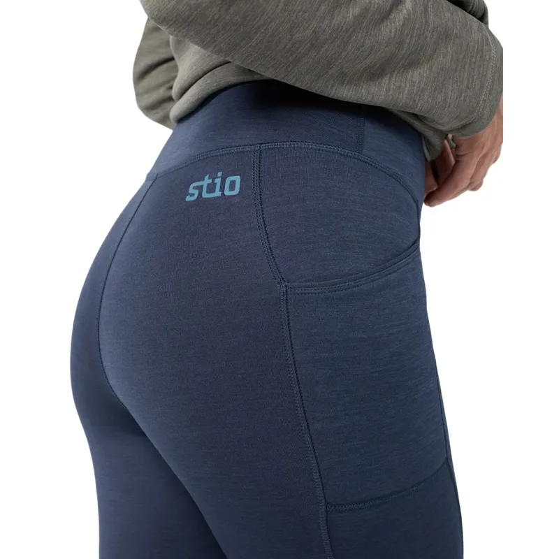Stio Women's Glide Power Stretch Tight in Mountain Shadow Heather-5