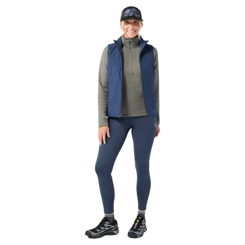 Stio Women's Glide Power Stretch Tight in Mountain Shadow Heather-1