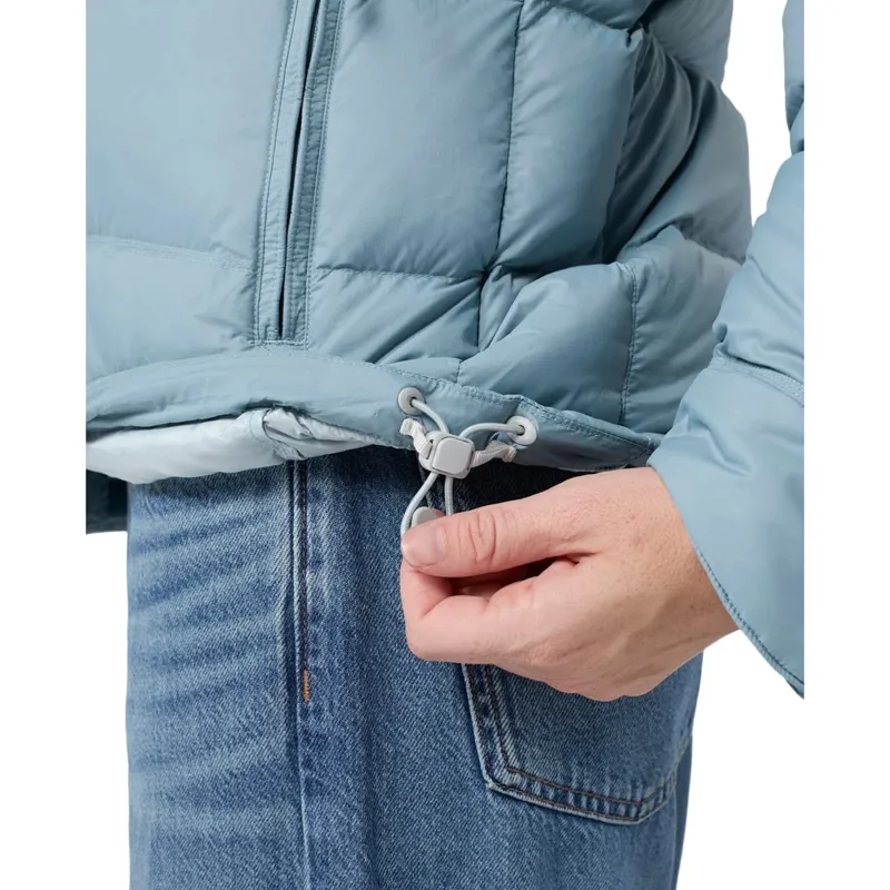 Stio Women's Hometown Down Hooded Jacket in Blue Heron-6