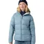 Stio Women's Hometown Down Hooded Jacket in Blue Heron