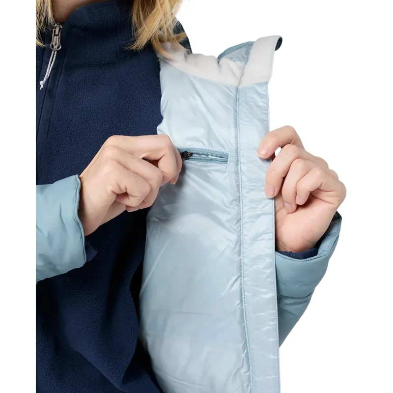 Stio Women's Hometown Down Hooded Jacket in Blue Heron-8
