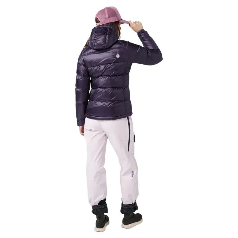 Stio Women's Hometown Down Hooded Jacket in Nightshade-1