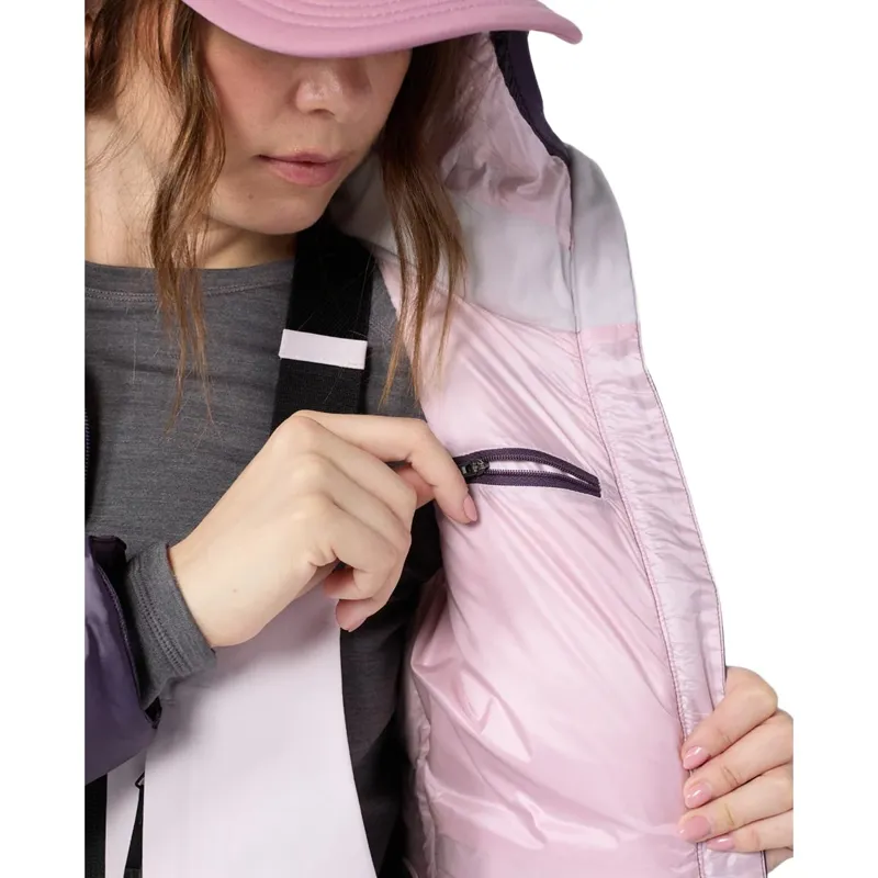 Stio Women's Hometown Down Hooded Jacket in Nightshade-4
