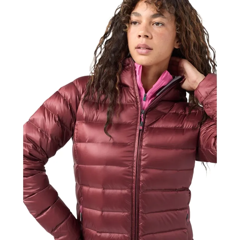 Stio Women's Hometown Down Parka in Sierra Mauve-3