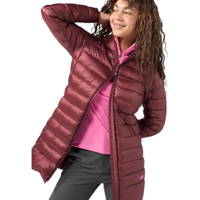 Stio Women's Hometown Down Parka in Sierra Mauve-1