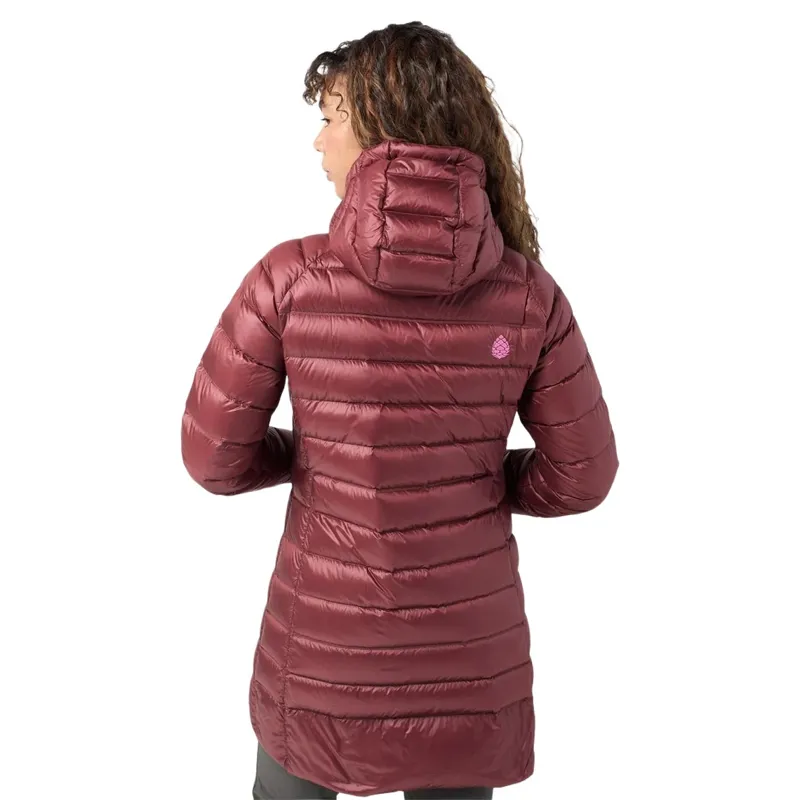 Stio Women's Hometown Down Parka in Sierra Mauve-2