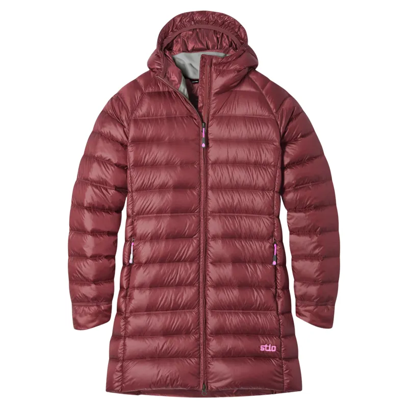 Stio Women's Hometown Down Parka in Sierra Mauve-7