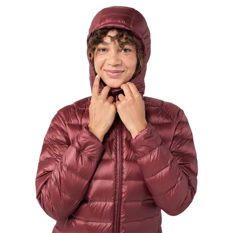 Stio Women's Hometown Down Parka in Sierra Mauve-4