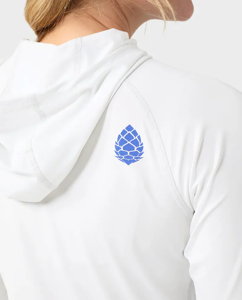 Stio Women's Hylas Hooded Pullover in Morning Frost-7