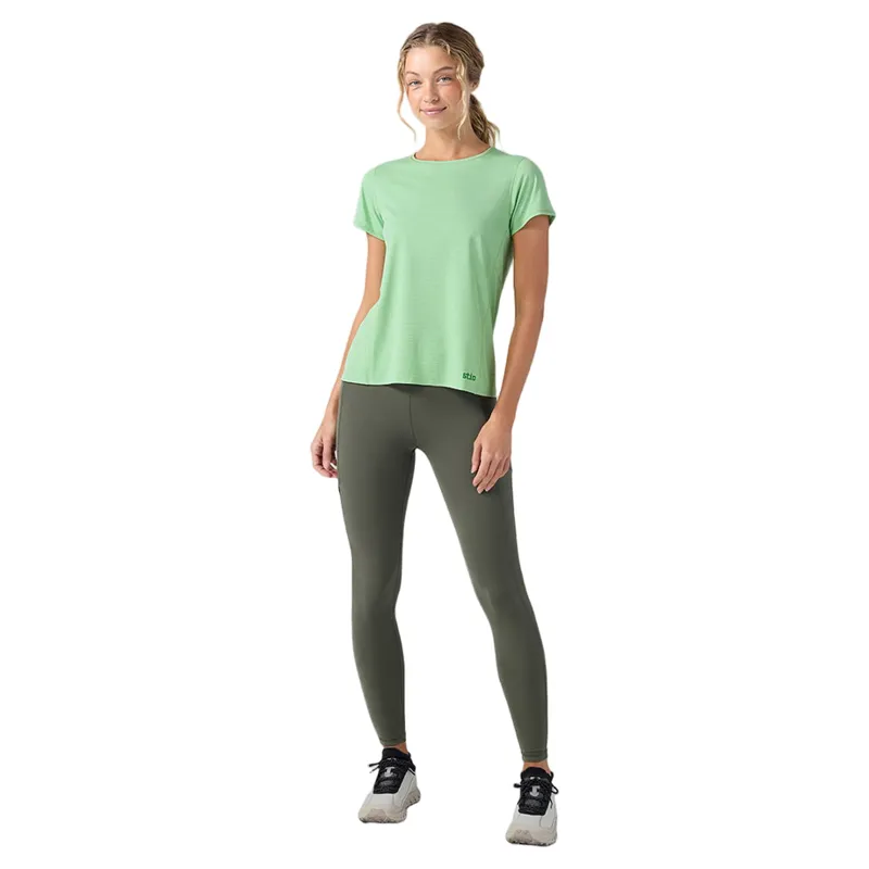 Stio Women's Lucent Tee SS in Picnic Heather-2