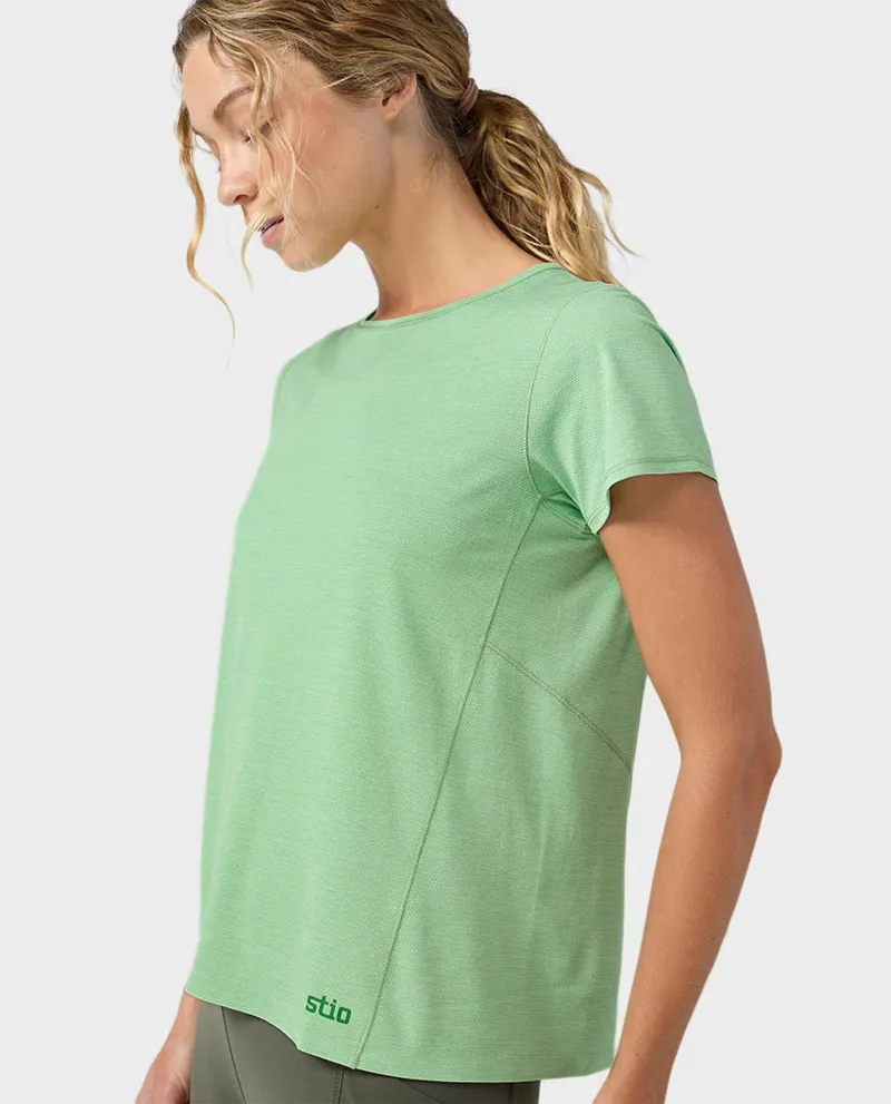 Stio Women's Lucent Tee SS in Picnic Heather-4