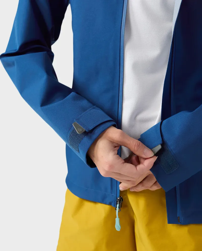 Stio Women's Modis Hooded Jacket in Navy Peony-5