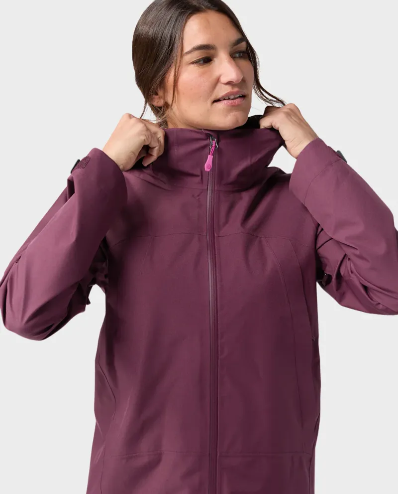 Stio Women's Modis Hooded Jacket in Aubergine-4