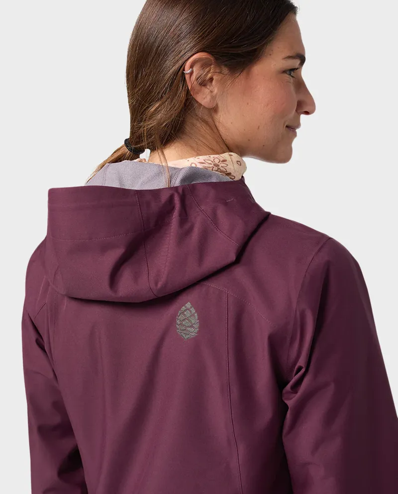 Stio Women's Modis Hooded Jacket in Aubergine-5