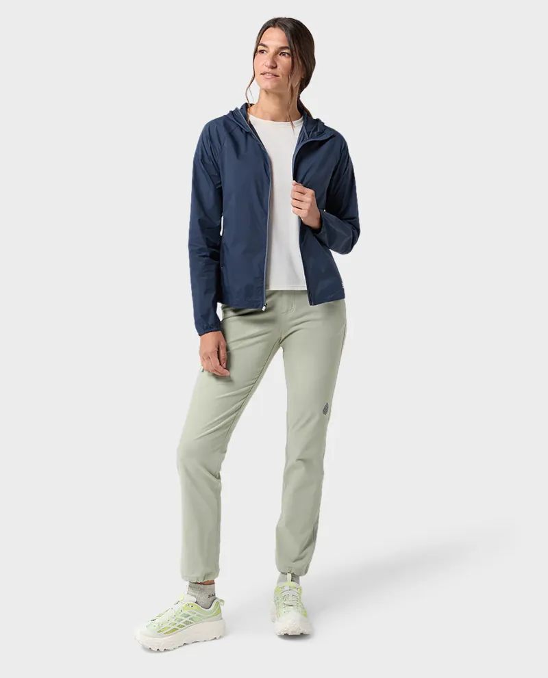 Stio Women's Second Light Windshell in Mountain Shadow/Vintage Indigo-3