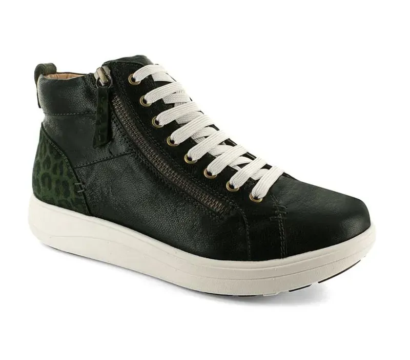 Strive Women's Kensington Sneaker in Jade Leopard