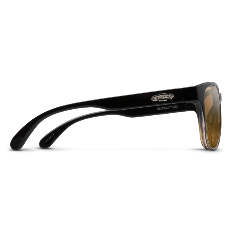 Suncloud Loveseat Sunglasses Black Tortoise Fade/Polarized Brown Lens-2