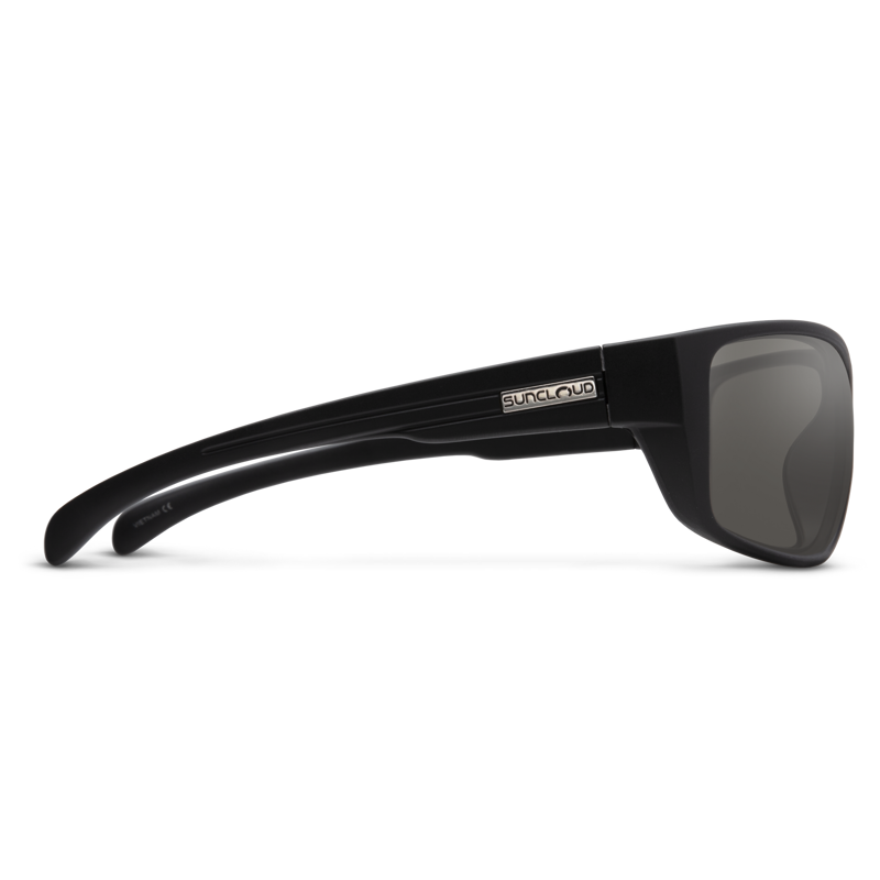 Suncloud Milestone in Matte Black w/Polarized Gray Lens-2