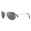 Suncloud Patrol Sunglasses in Silver with Gray Polarized Lens