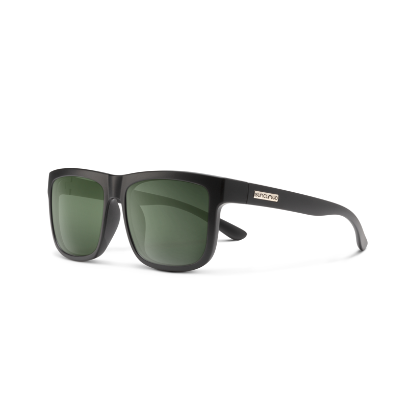 Suncloud Quiver in Matte Black w/Polarized Gray Green Lens
