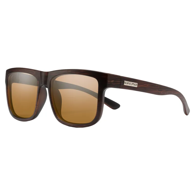 Suncloud Quiver Sunglasses in Matte Burnish Brown/Polarized Brown Lens