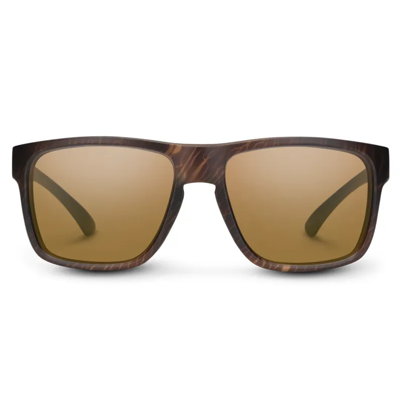Suncloud Rambler Sunglasses in Blackened Tortoise/Brown Polarized Lens-1