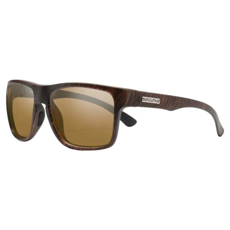 Suncloud Rambler Sunglasses in Blackened Tortoise/Brown Polarized Lens