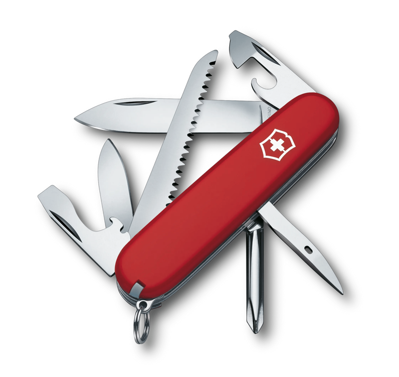 Swiss Army Knives Hiker in Red