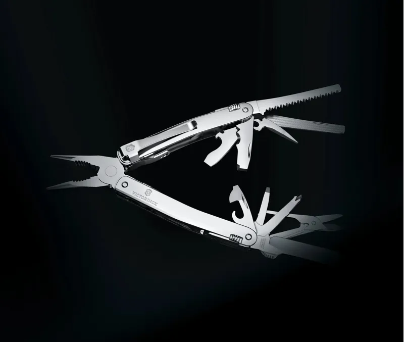Swiss Army Knives Swiss Tool Spirit MX Clip Multi Tool in Silver-3