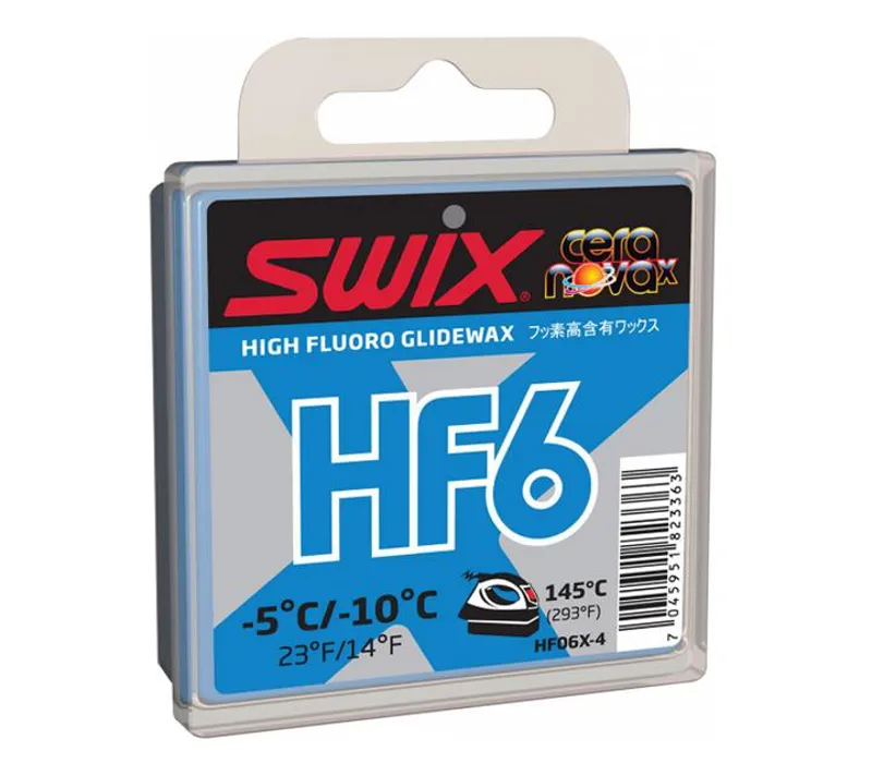 Swix HF6 Blue Glide Wax 40g