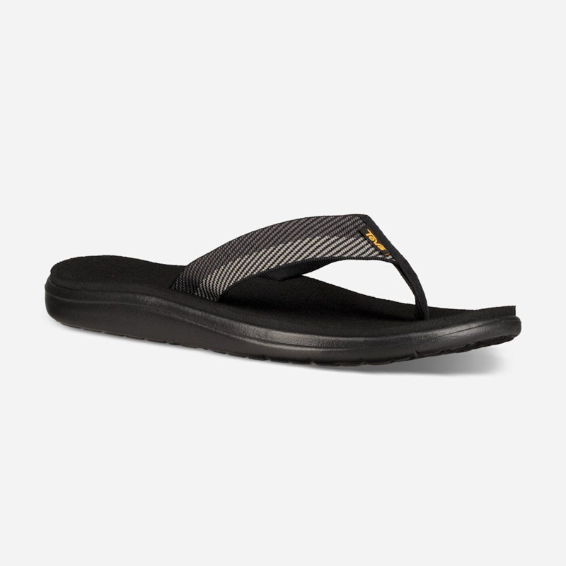 Teva Voya Flip Sandal in Vori Black Gray