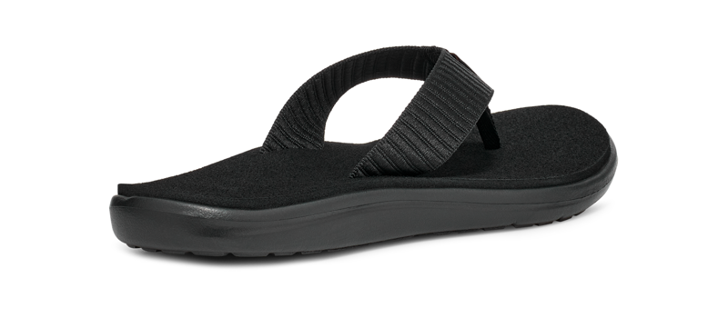 Teva Women's Voya Flip Flip-Flop in Bar Street Black-1
